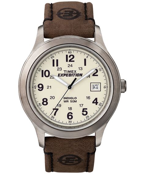 timex t49870 men's expedition metal field watch box dimensions|timex expedition leather strap.